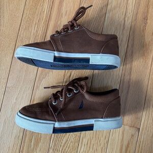 Brown Nautica sneakers